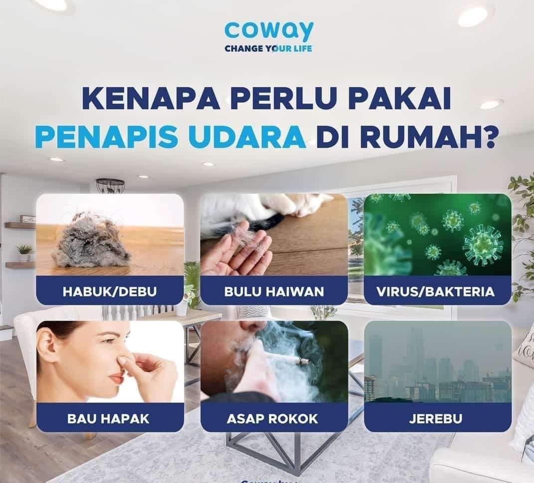 kenapa perlu pakai penapis udara di rumah